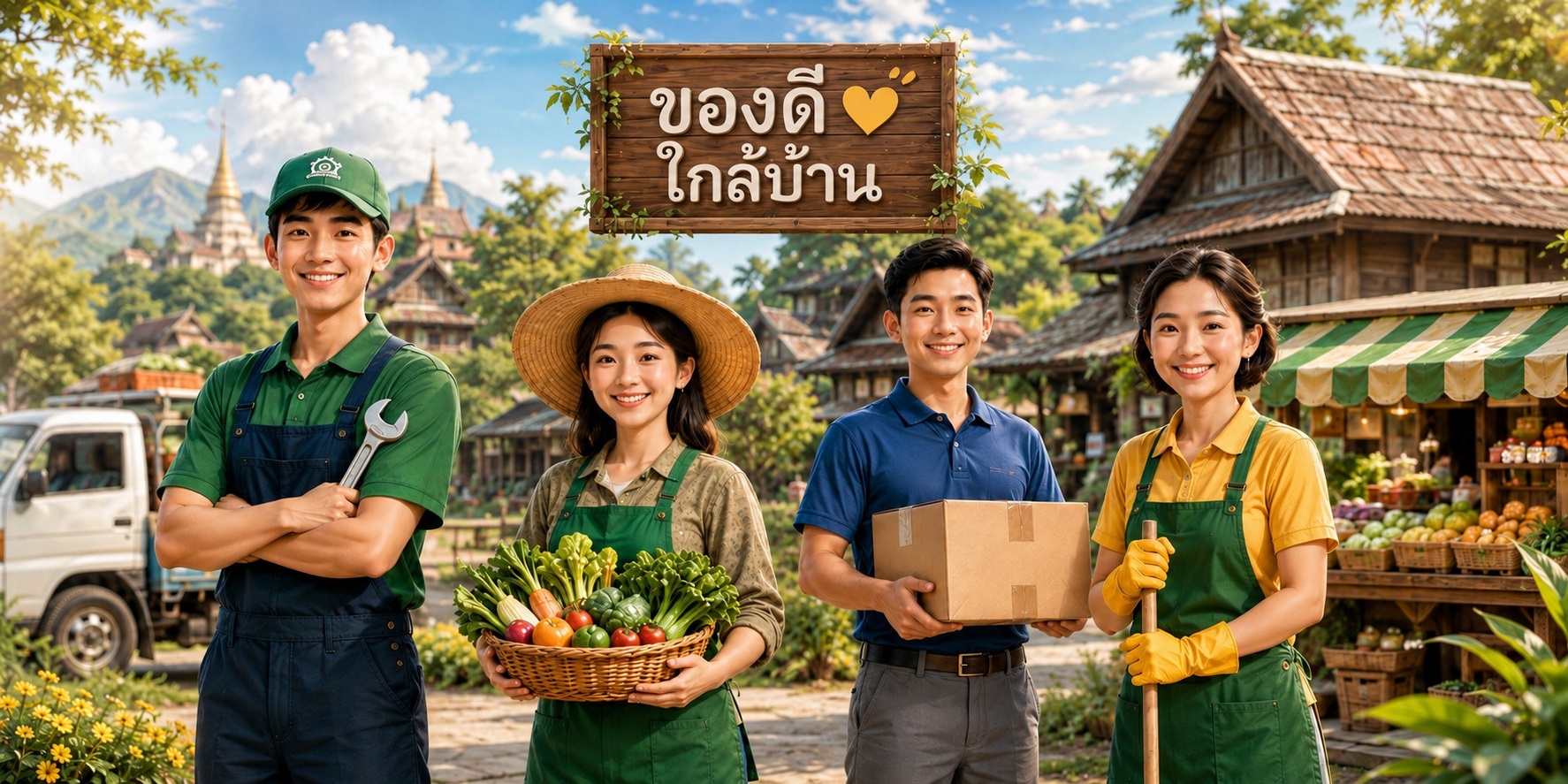 ชุมชนฮวมฮับ — งานใกล้บ้านและของดีในชุมชน
